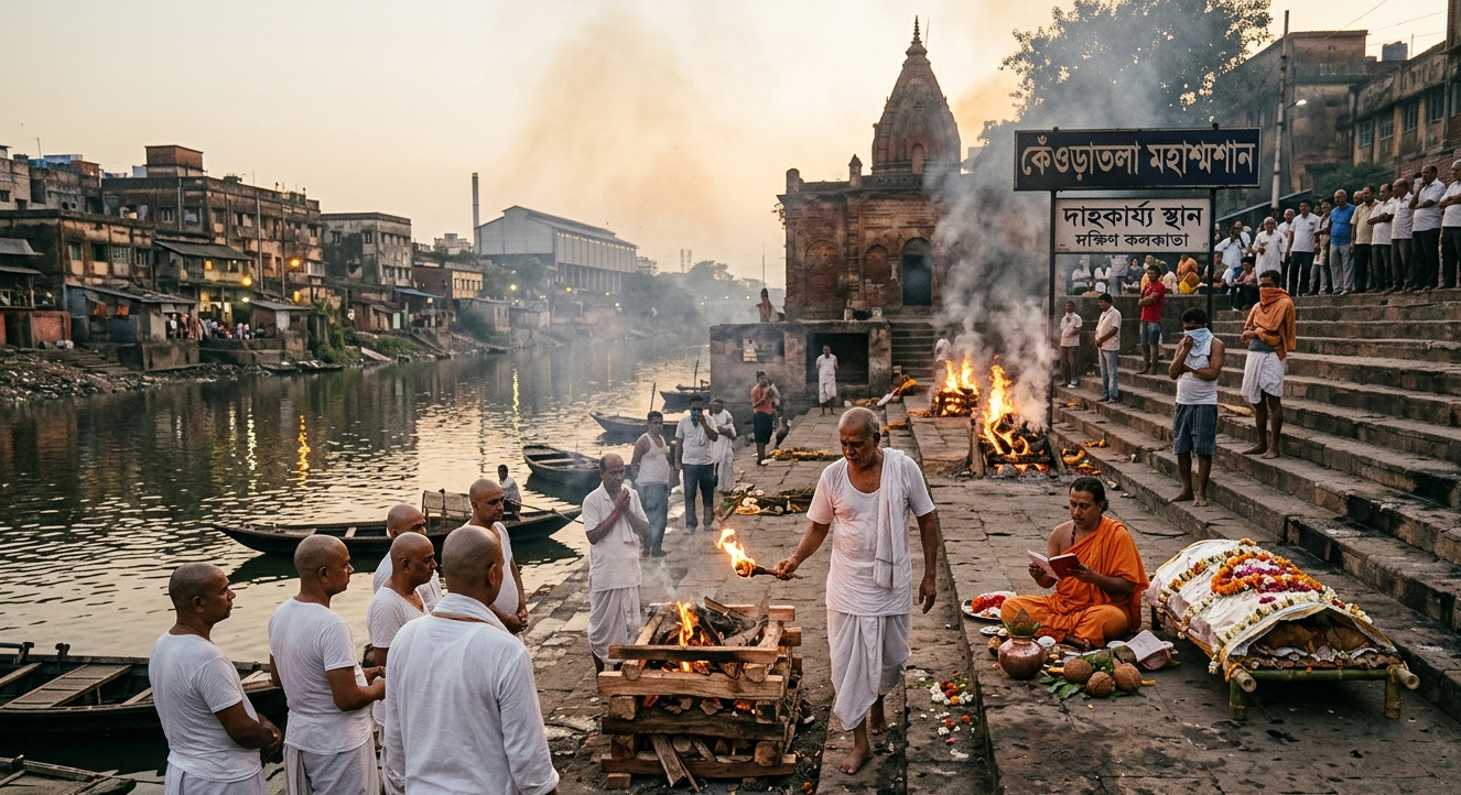 Professional hearse van service in Patuli Kolkata for dignified transportation.